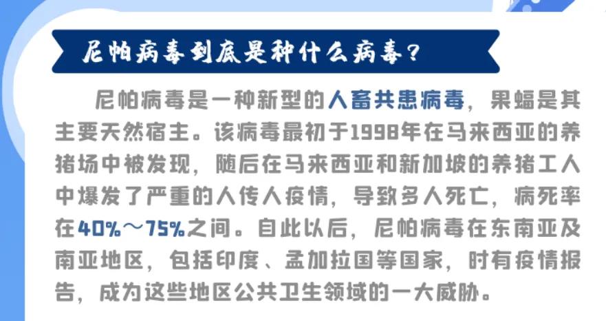 疫情_尼帕病毒疫情_尼帕病毒传播途径